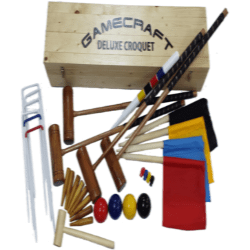 Gamecraft 856493 ~ G/CRAFT DELUXE CROQUET SET New zealand nz vaughan
